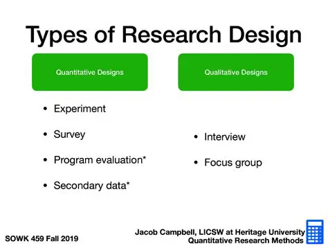 Types of Quantitative Research Studies