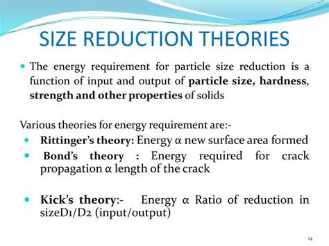 Types of Size Reduction Theories