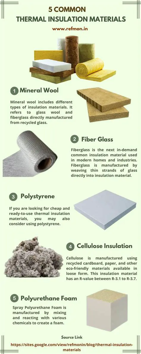 Types of Thermal Insulation Materials