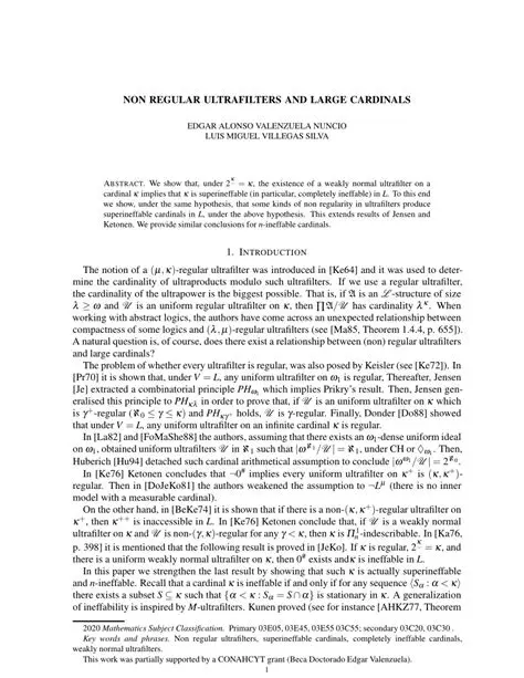 Ultrafilters and Large Cardinals