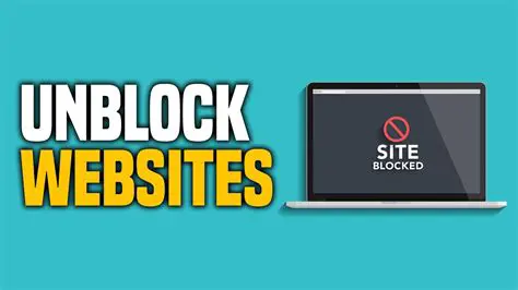 Unblocking websites and services