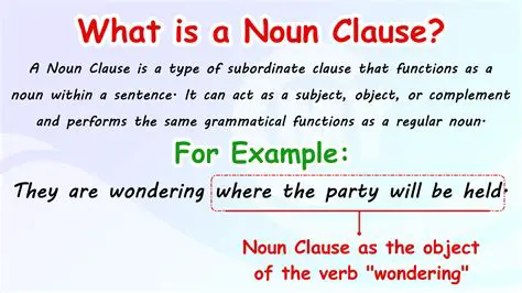 Unconventional Noun Clause Patterns