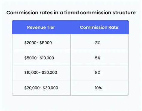 Understand commission rate structure