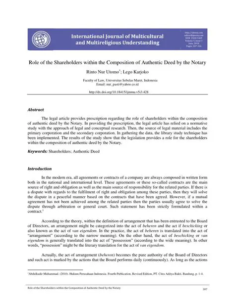 Understanding Authentic Deed Comparition