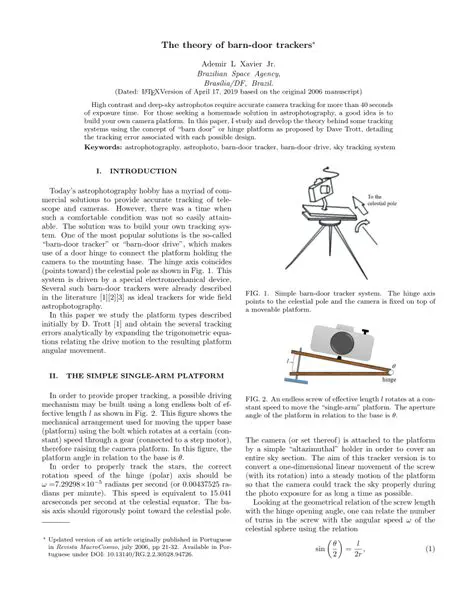 Understanding Barn Door Trackers
