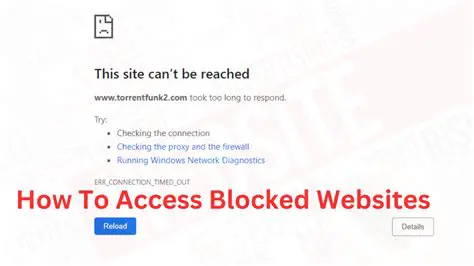 Understanding Blocked Websites