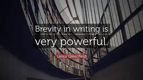 Understanding Brevity in Writing