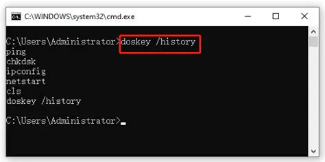 Understanding Command History in CMD