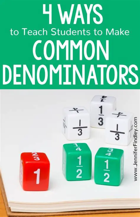 Understanding Common Denominators