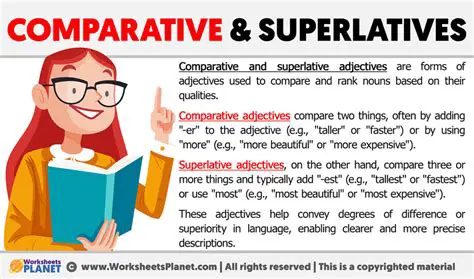 Understanding Comparative and Superlative Adjectives