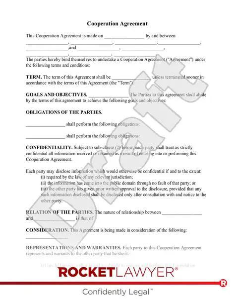Understanding Cooperation Agreements
