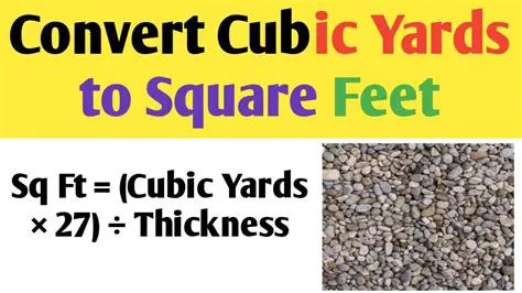 Understanding Cubic Yards and Cubic Feet