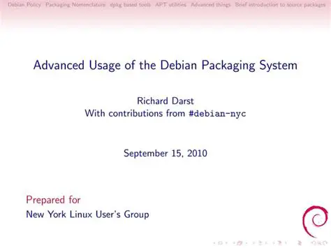 Understanding Debian Packaging