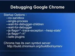 Understanding Debugger Startup Time