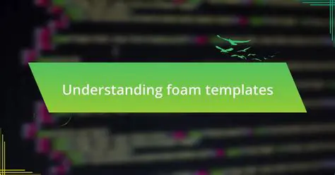 Understanding Deducible Templates