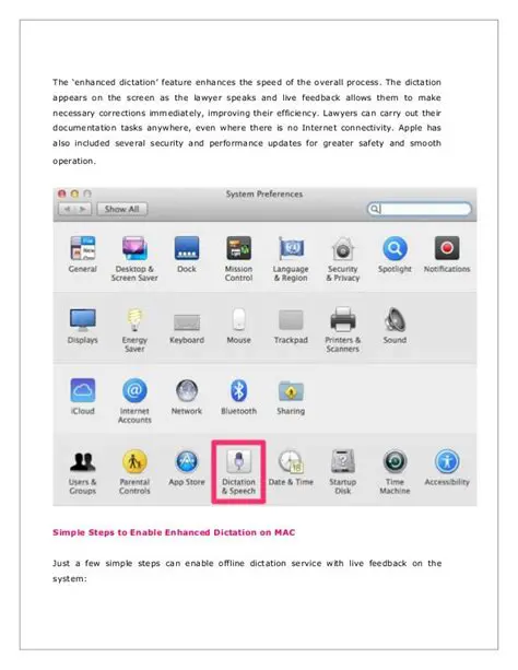 Understanding Dictation on Mac