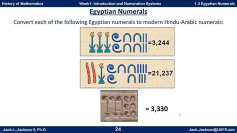 Understanding Egyptian Numerals
