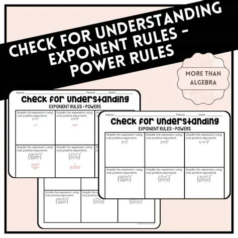Understanding Exponent Rules