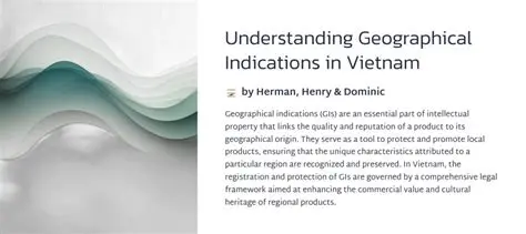 Understanding Geographical Indications