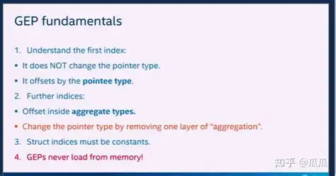 Understanding GetElementPtr
