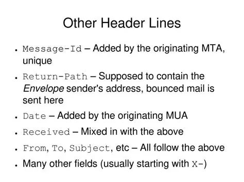 Understanding Header Lines