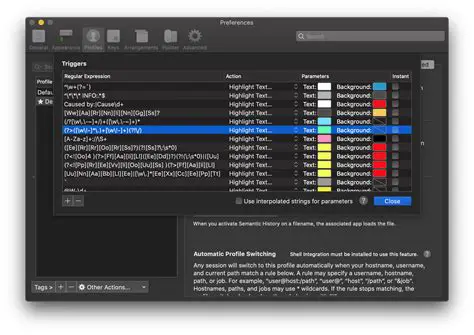 Understanding iTerm2 Profiles