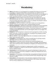 Understanding Key Terms in Geography