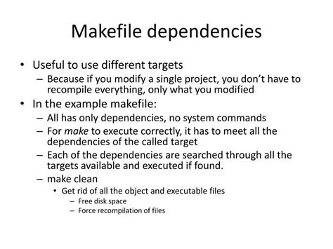 Understanding Makefile Dependencies