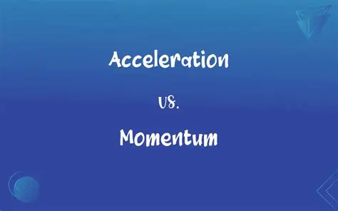 Understanding Momentum and Acceleration