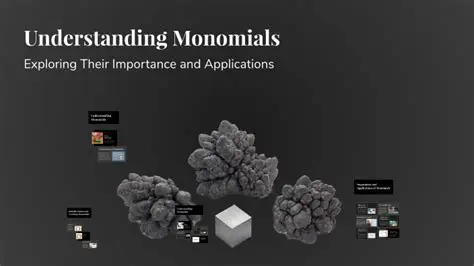 Understanding Monomials and Their Products