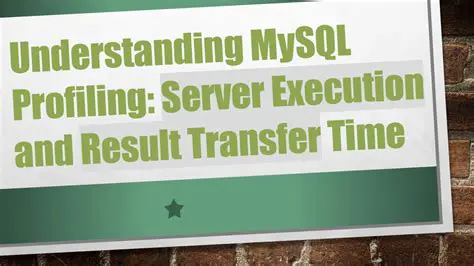 Understanding MySQL Profiling