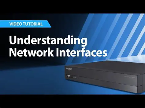 Understanding Network Interfaces