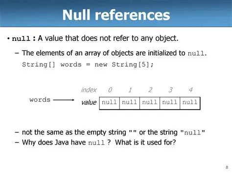 Understanding Null References