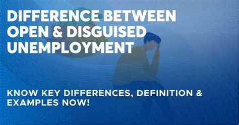 Understanding Open Unemployment