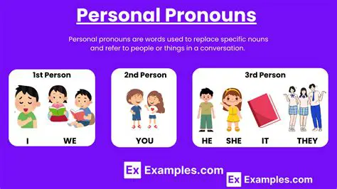 Understanding Personal Pronouns