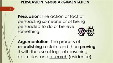 Understanding Persuasion and Argumentation