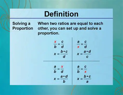 Understanding Proportions and Solving for x