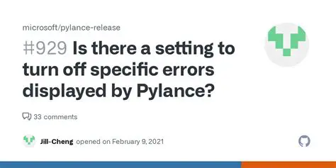 Understanding Pylance Errors