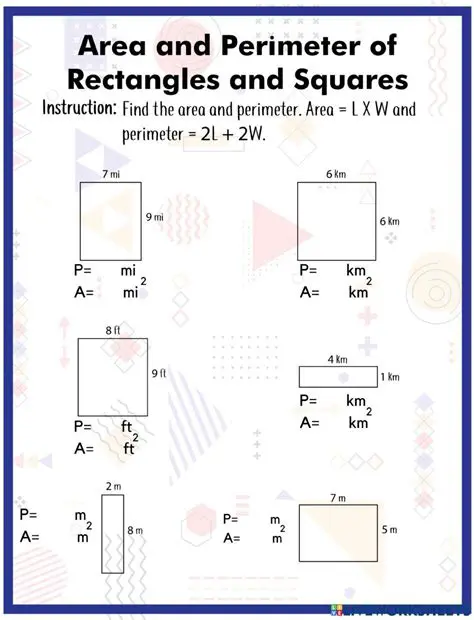 Understanding Rectangles and Squares