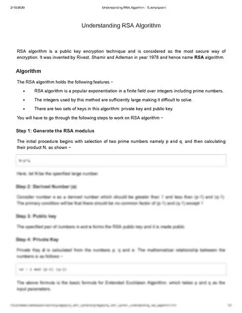 Understanding RSA Algorithm