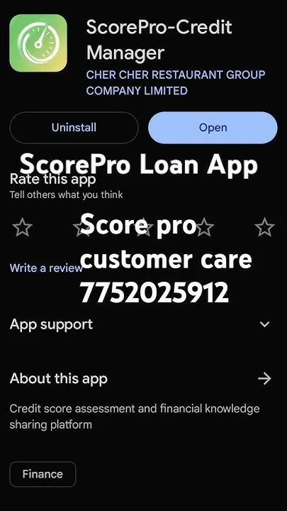 Understanding SCORE PRO LOAN App Customer Care