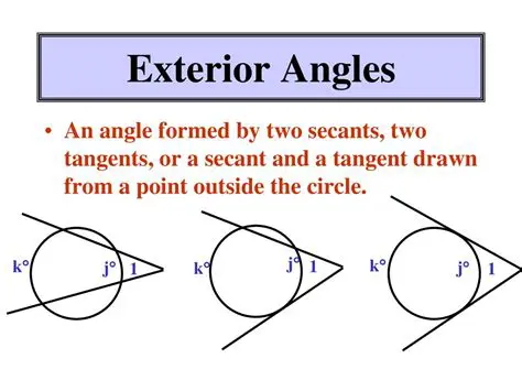 Understanding Secants and Exterior Angles