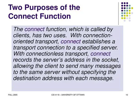 Understanding Socket Connect Function