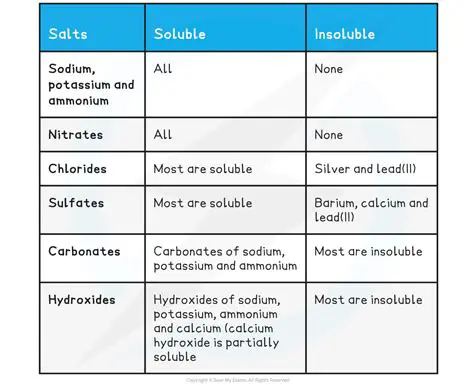 Understanding Solubility and Insolubility