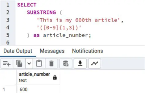 Understanding Substring Matches
