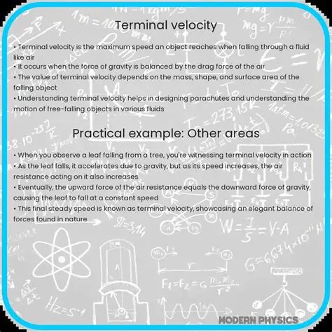Understanding Terminal Velocity