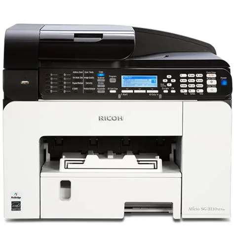 Understanding the Aficio SG 3100SNw GELJET Printer
