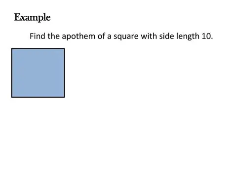 Understanding the Apothem and Perimeter of a Square