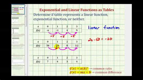 Understanding the Basics of Exponential and Linear Functions