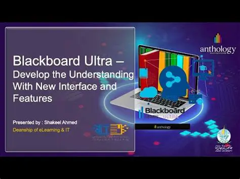 Understanding the Blackboard Interface